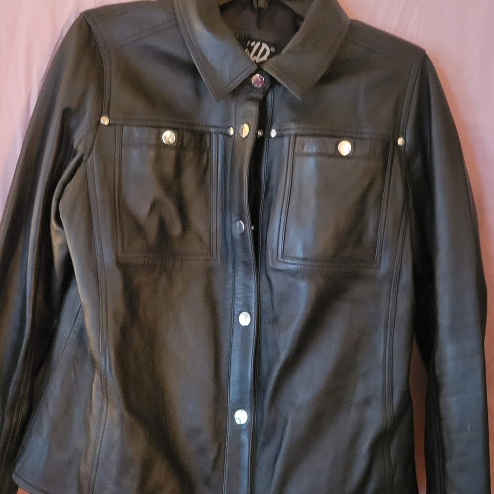LAMBSKIN LEATHER JACKET
